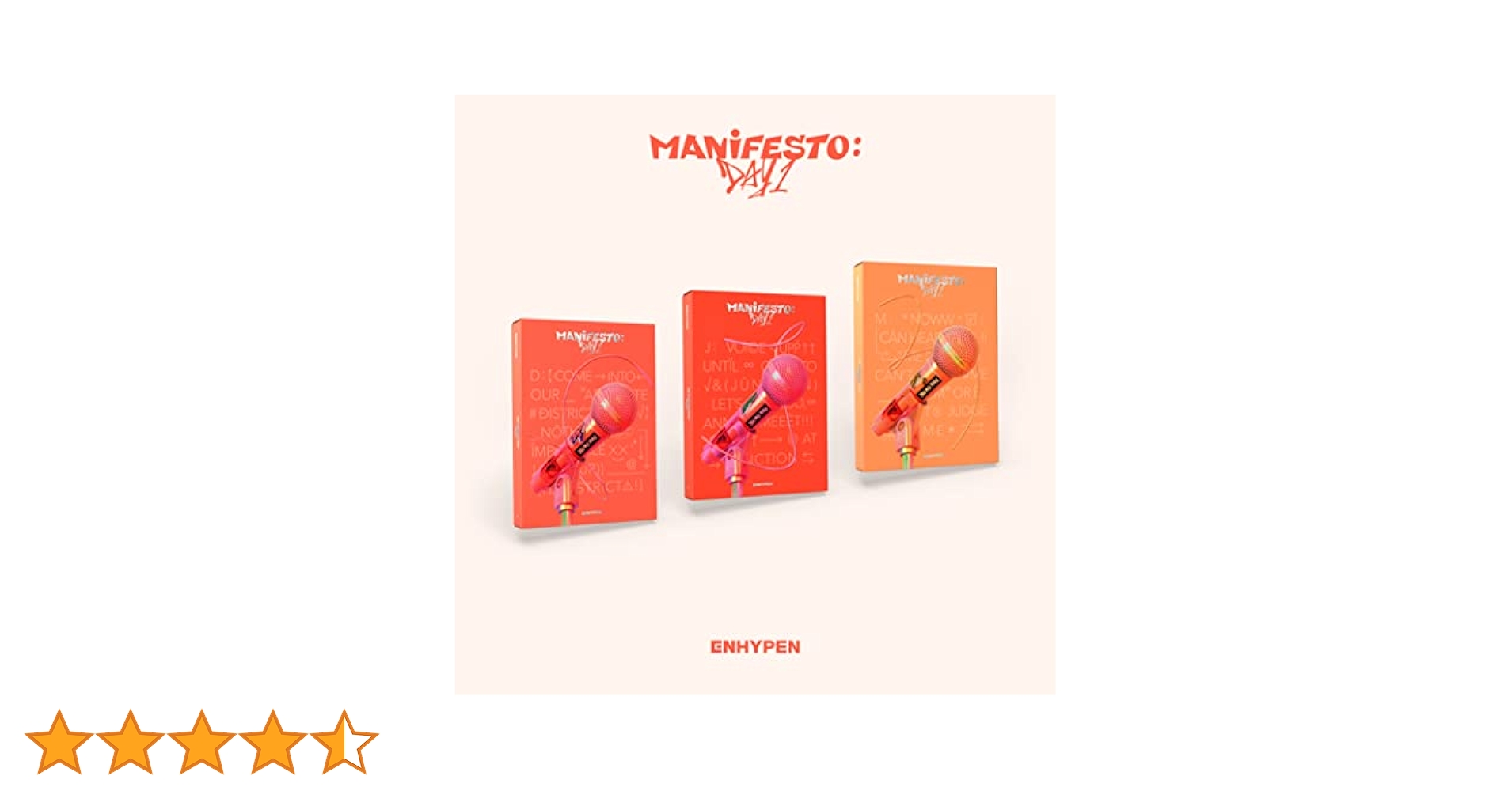 Amazon.co.jp: ENHYPEN 3rd ミニアルバム - MANIFESTO : DAY 1